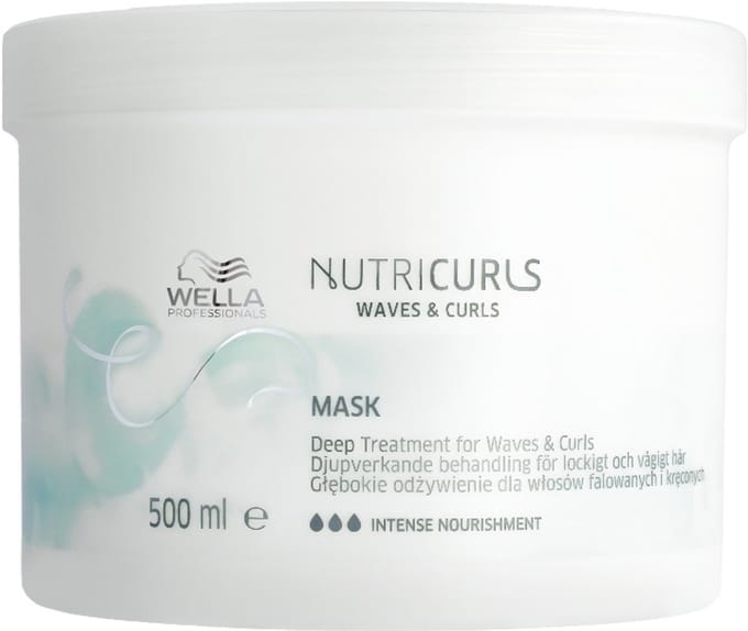 Wella Professionals Nutricurls Waves & Curls Masker - Deep Treatment - Krullend & Golvend Haar 500 ml