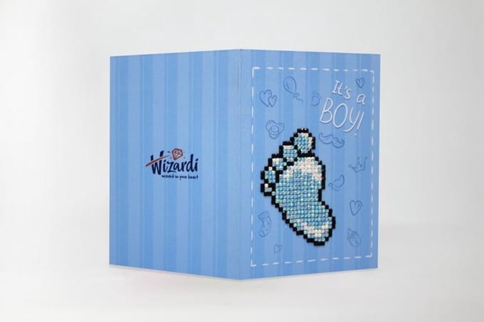 Diamond Paint Card it's a boy WC0438