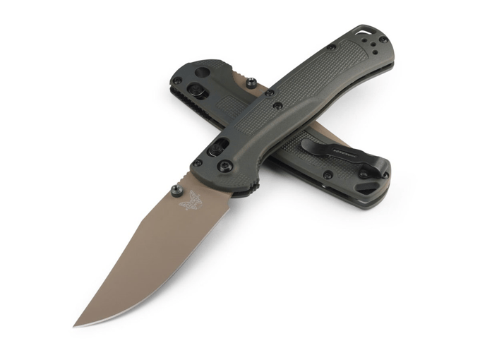 Benchmade Taggedout Deep Olive Grivory