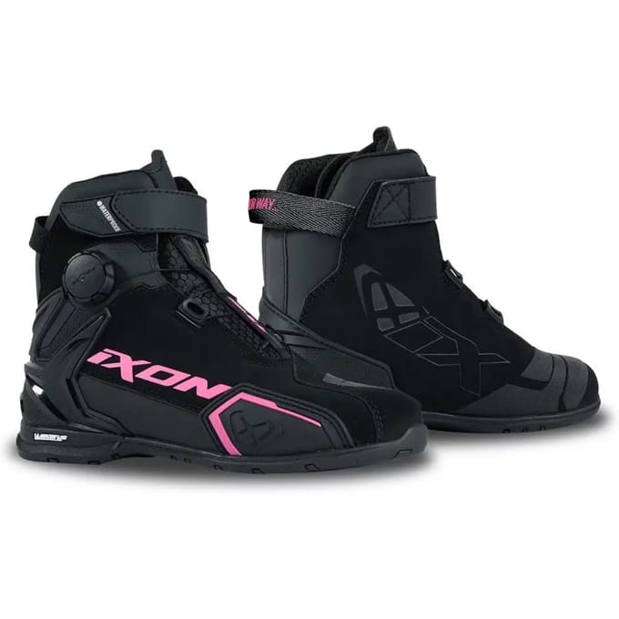 Motorschoenen IXON Bull 2 WP Lady zwart / roze maat 36