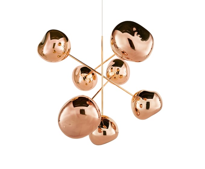 Tom Dixon Smeltkroonluchter Grote hanglamp - koper