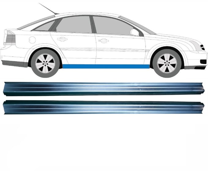 Reparatie dorpel onderste deel voor Opel Vectra C 2002-2009 / Links + Rechts