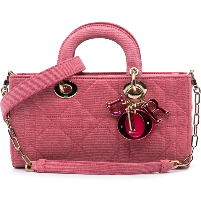 Dior Caro Denim Schoudertas