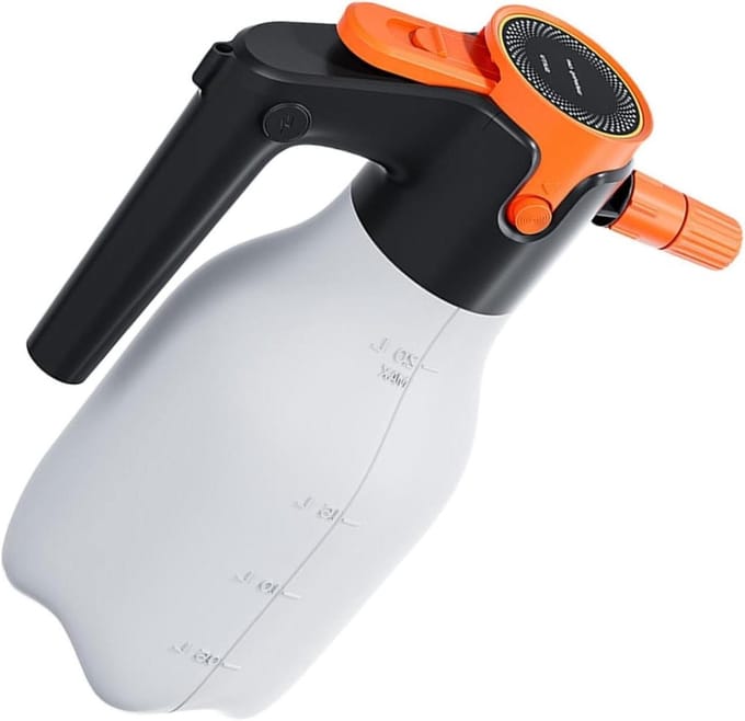 Schuimsproeier 2L - Draagbare Dispenser - Auto Wassen - Elektrisch Oplaadbaar - 2 Liter - Wit