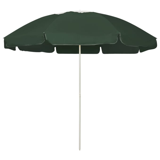vidaXL - Strandparasol - 240 - cm - groen