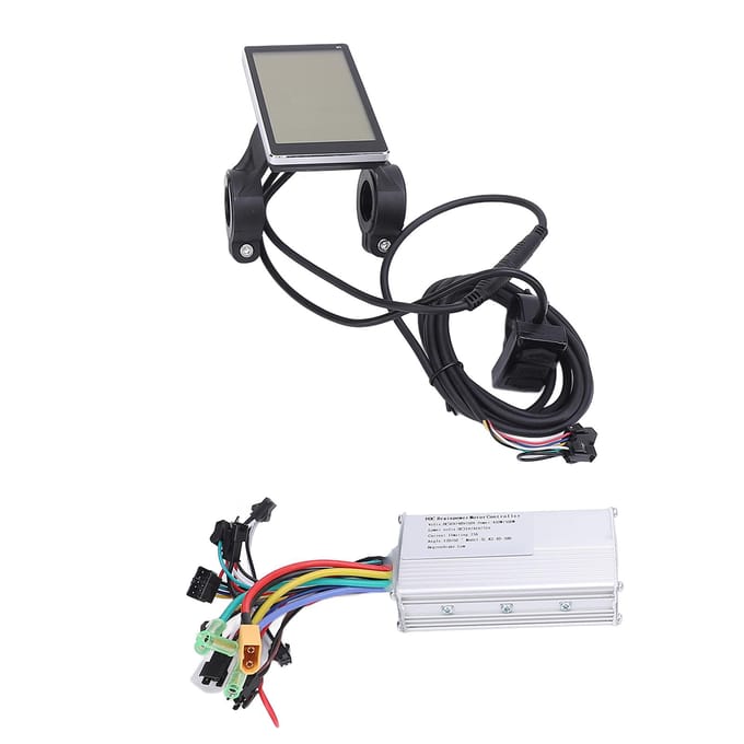 36V 48V 60V 450W 500W Contrôleur Sinusoïdal Sans Balais Kit Panneau d'Affichage LCD M5 Vitesse Moteur Sans Balais gray