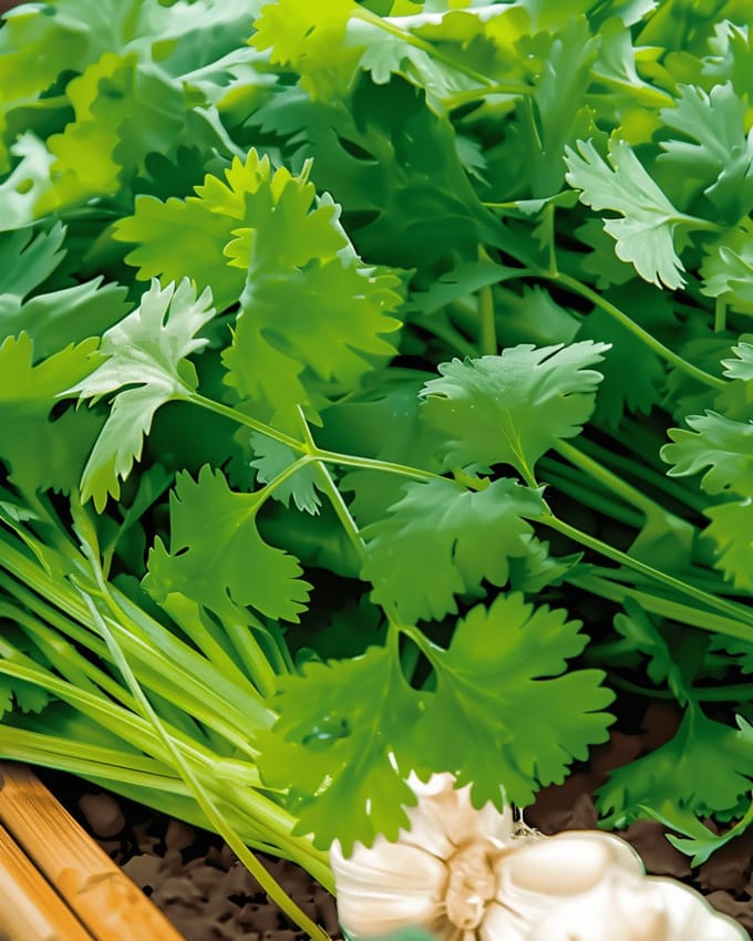 Koriander Zaden Coriandrum Sativum Eenjarig Cilantro