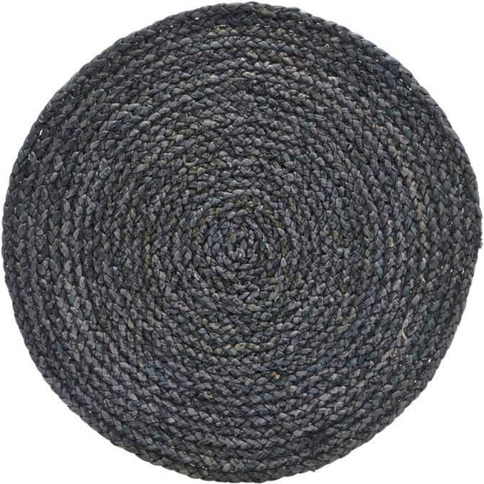 House Doctor Placemat Circle grijs / blauw - 4 stuks