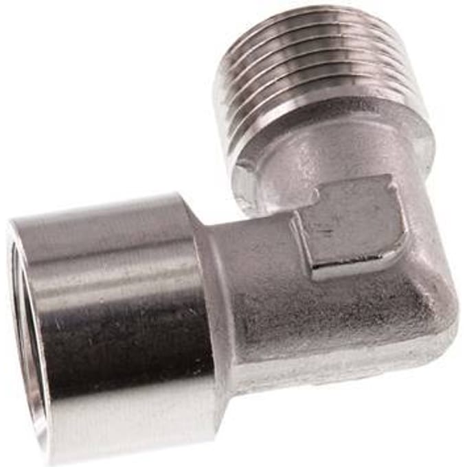 G 1/2'' x R 1/2'' F/M RVS L-Fitting 90graden 150 Bar - FL2E-FM-S-012GR