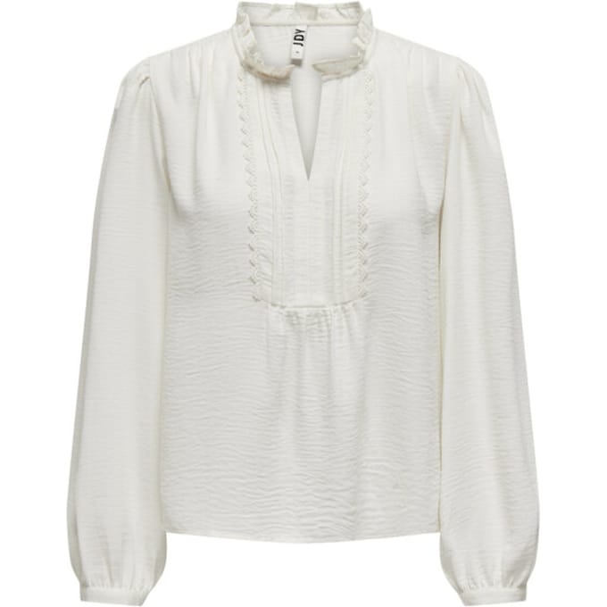 JDY - JDYRACHEL LIFE L/S PINTUCK TOP WVN NOOS - Dames - Blouses