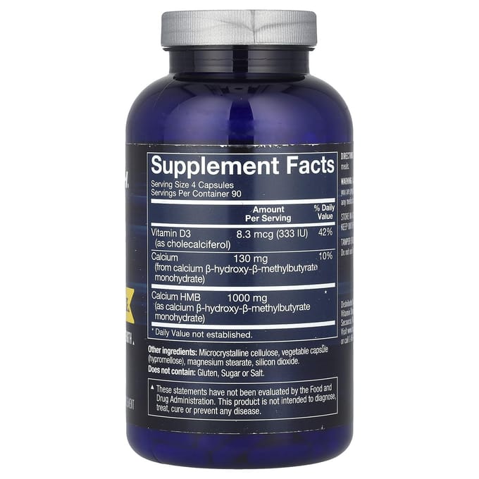 Hmb + Vitamine D3, 360 Capsules