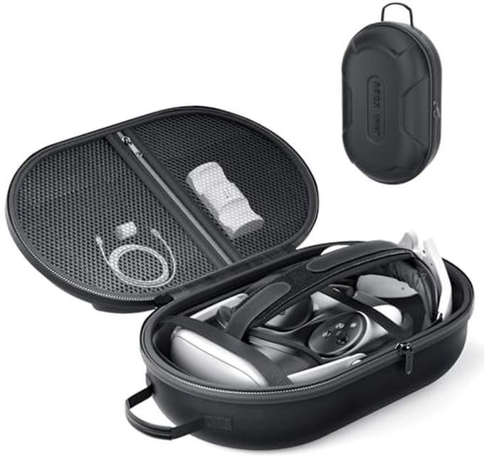 Grote Draagtas voor VR Headset en Accessoires - Compatibel met Quest 3