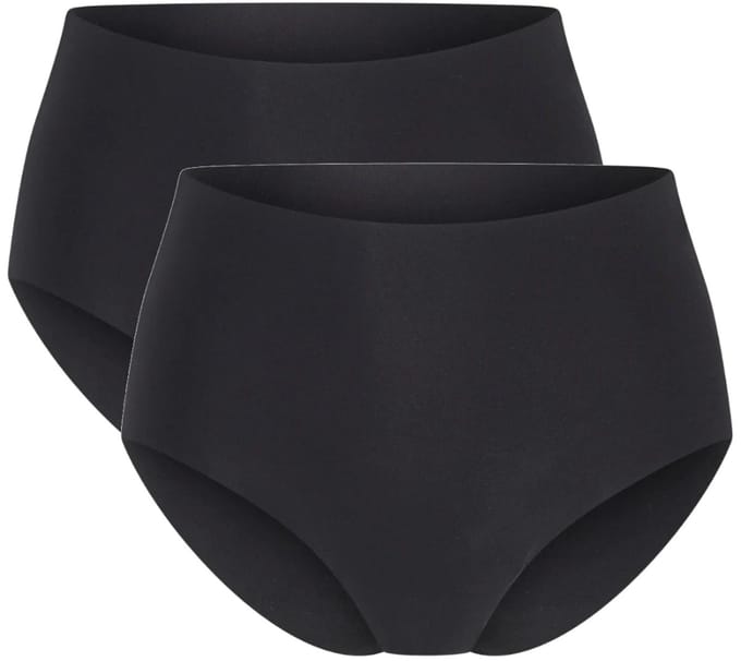 Beeren dames maxi slips Invisible - 2-pack Nel - maat L/XL - zwart