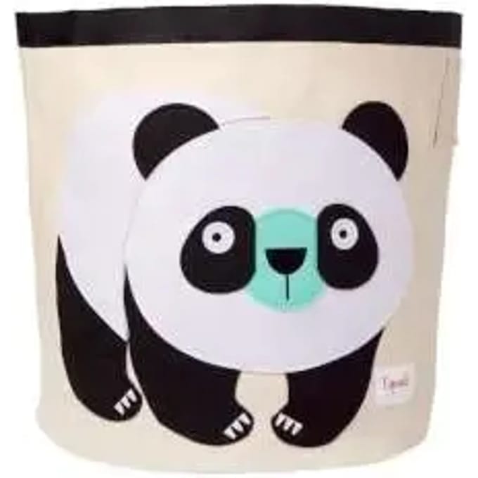 3 Sprouts Speelgoed Opbergmand Panda