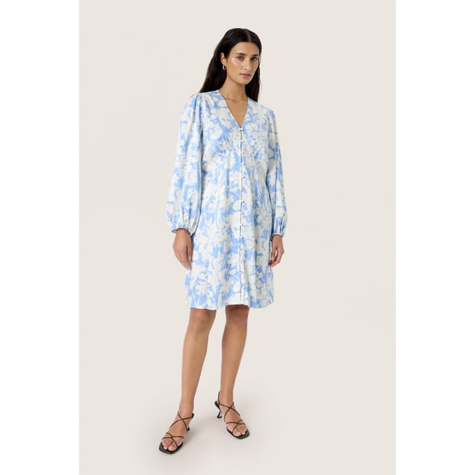 Dames lange mouwen jurk met print Soaked in Luxury Becca