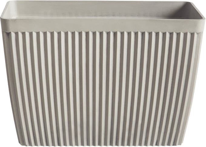 SISAL - Bloempot - Beige - 58 x 28 cm - Steenmengsel