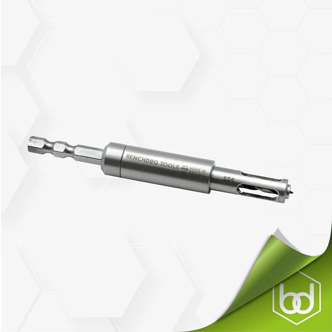 Benchdogs UK Boor 4 mm RVS / SS Square 4 mm Shelf Pin Drill Guide OP=OP