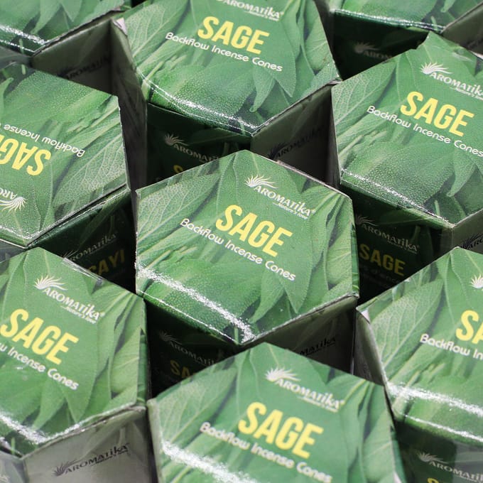 Masala Backflow Wierookpakket van 10 - Salie