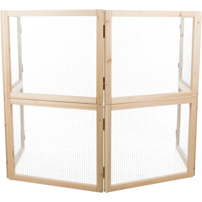 Trixie - Indoor Ren - 4 Panelen - Hout - 60-240X50 cm