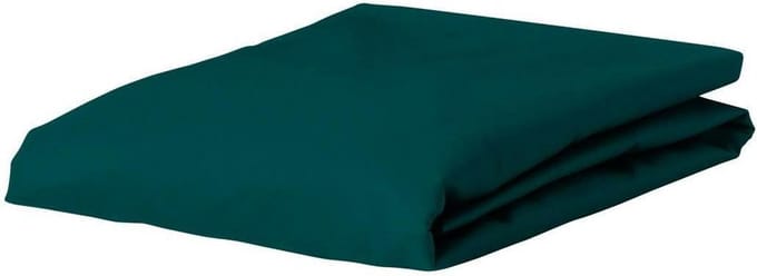 ESSENZA Satin Hoeslaken Petrol - 90x200