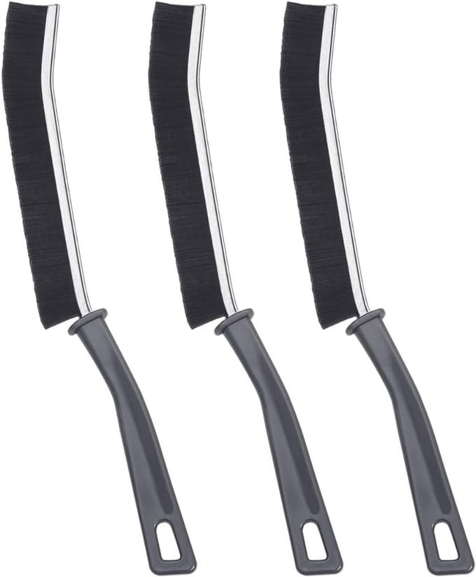 Octav8® Voegenborstel - Schoonmaakborstel - Voegenkrabber - 3 Stuks - Kunststof