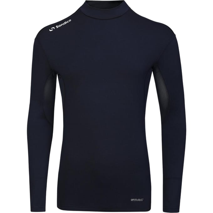 Sondico Heren-basislaagshirt met hoge kraag (Marine)