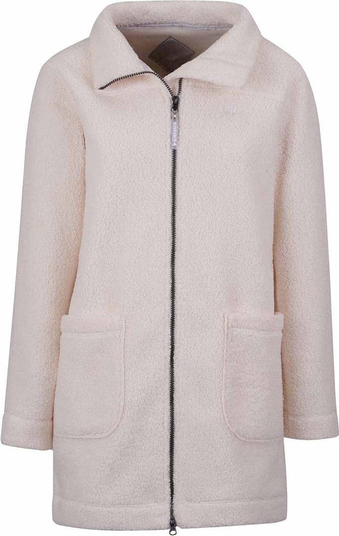 Vest Milla off white teddy lang - Bjornson - maat 40