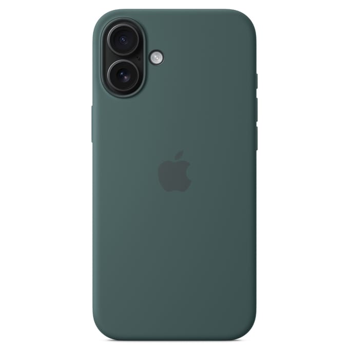 Silicone Backcover MagSafe voor de Apple iPhone 16 Plus - Lake Green