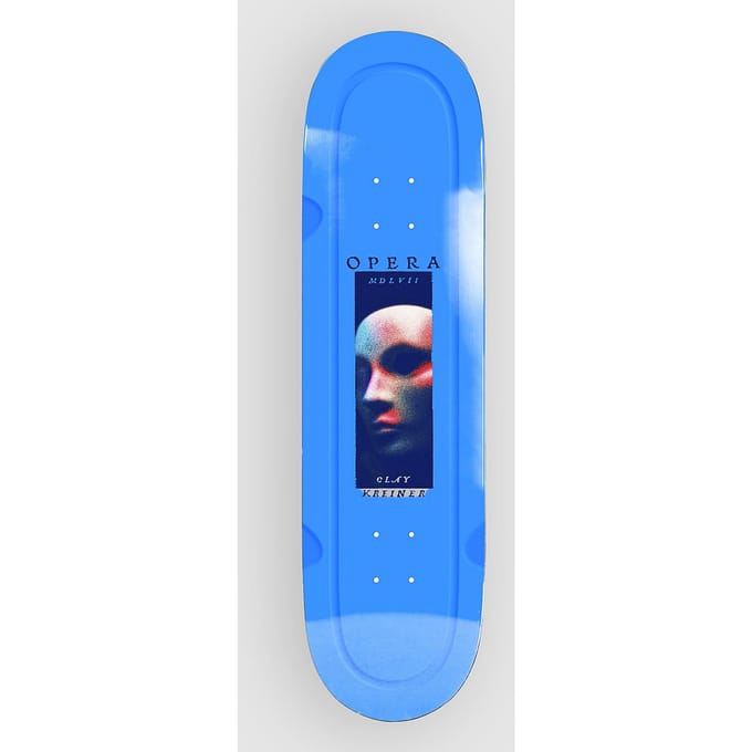 Opera Skateboards Clay Kreiner Grain Groove 8.5" Skateboard Deck blauw