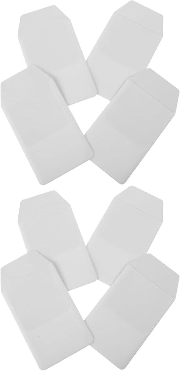 Zakbeschermers - Pennenhouder - Instrumenten Sorteren - Inktbestendig PVC - 8 Stuks - Wit