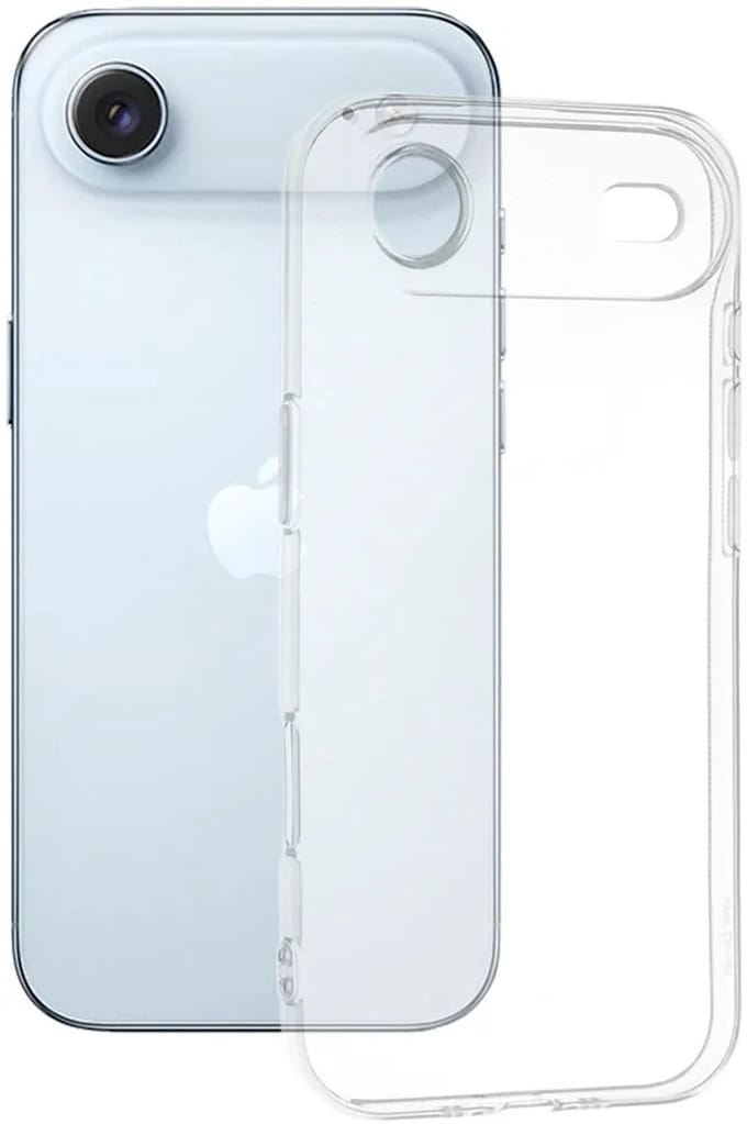Hoesje geschikt voor Apple iPhone Air - Techsuit Clear Silicone Back Cover - Transparant