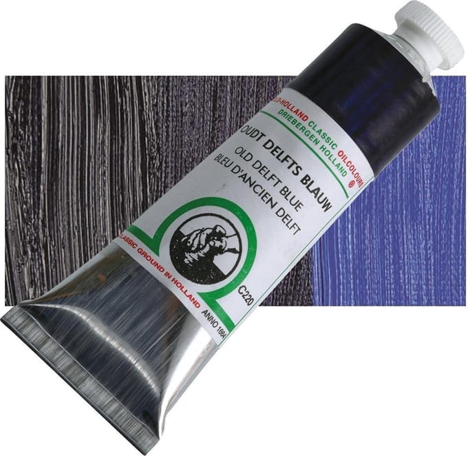 Oil paint Old Holland 40ml – 220 Old Delft Blue