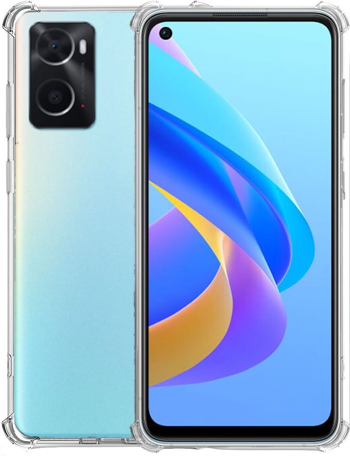 Geschikt voor Oppo A76 Hoesje – Shock Proof Case – Cover Transparant