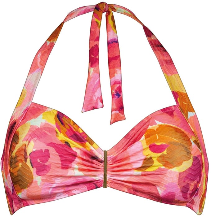 Watercult - Euphoric Bloomwave Halter Bikini Top - maat 38D - Meerkleurig