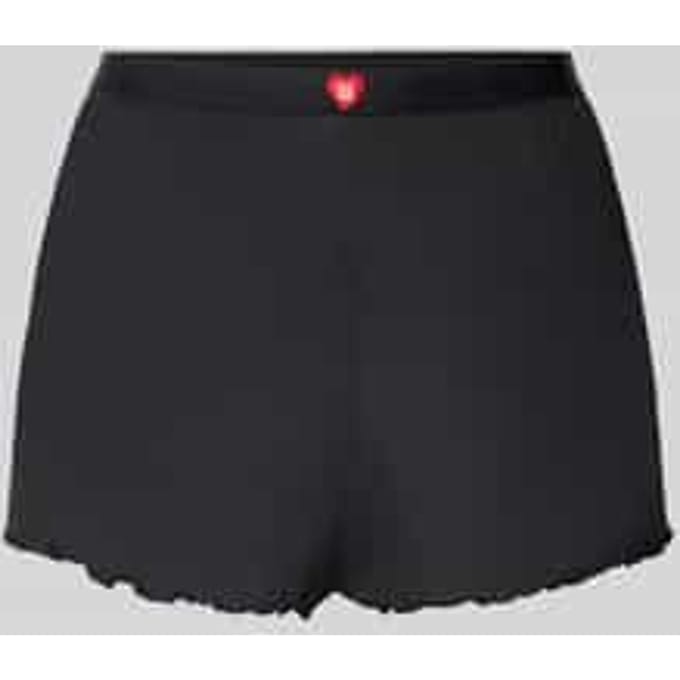 Regular Fit korte zijden pyjamabroek van modalmix model 'HUGO HEART'