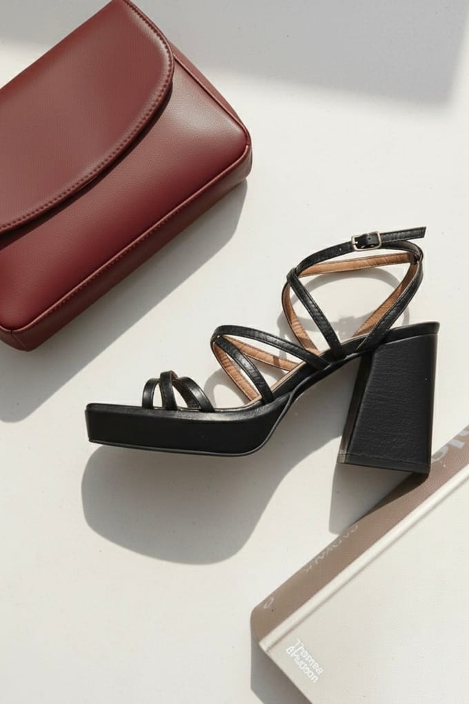 DWRS label Tumba Leer Black Größe: 37 | Sandalen Outlet | Damen | Schwarz