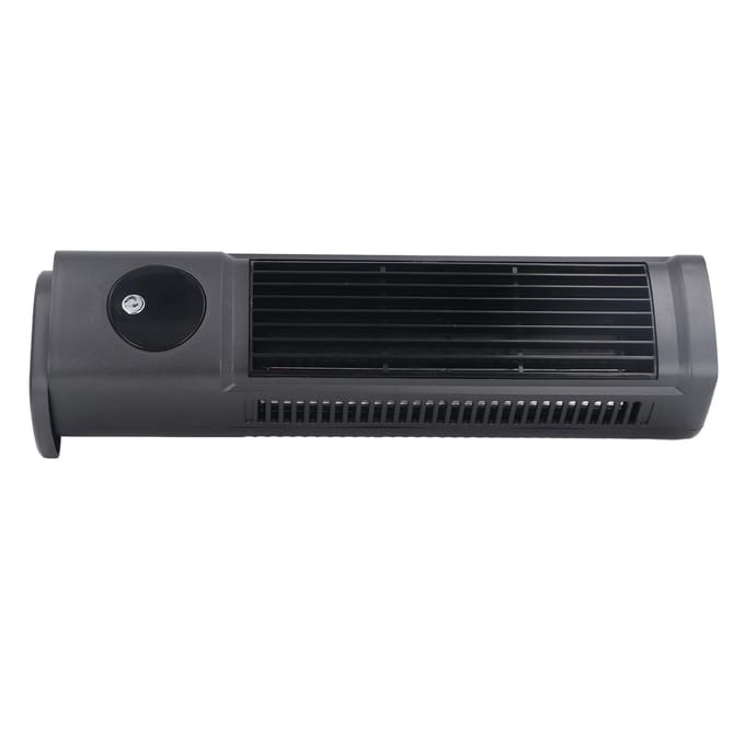 Ventilateur de bureau tour professionnel, efficace et silencieux, réglable sur 3 niveaux, sans pales, pour chambre à coucher black