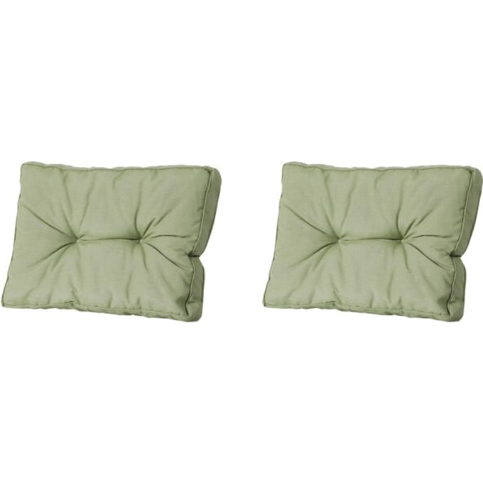 Madison - Florance Rugkussen Panama sage - Ca. 43x73 cm - Set van 2