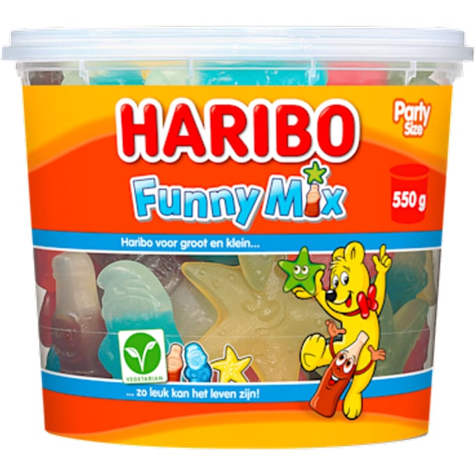 Snoep Haribo Funny Mix 550gr
