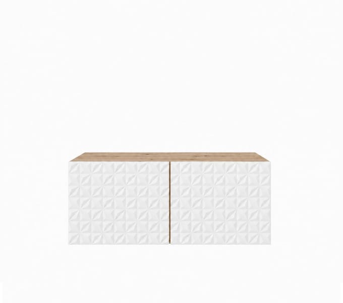 TV-kast Cali 1x100 cm (artisan + wit)