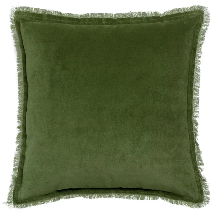 VIVARAISE - Fara Eucalyptus effen kussen 45 x 45