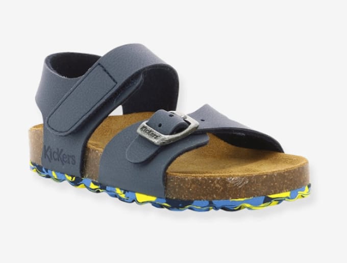 Kickers Jongens Sandaal | Blauw | Maat: 26