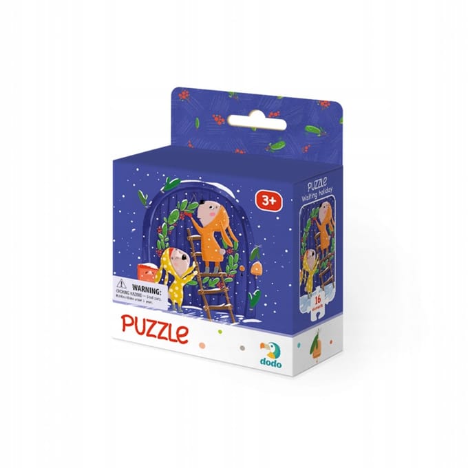 Dodo Puzzel 16 Stukjes - Wachten op Kerst