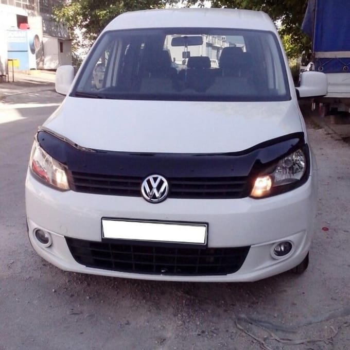Motorkapafdekking en winddeflector voor Volkswagen Caddy van 2010 tot 2015