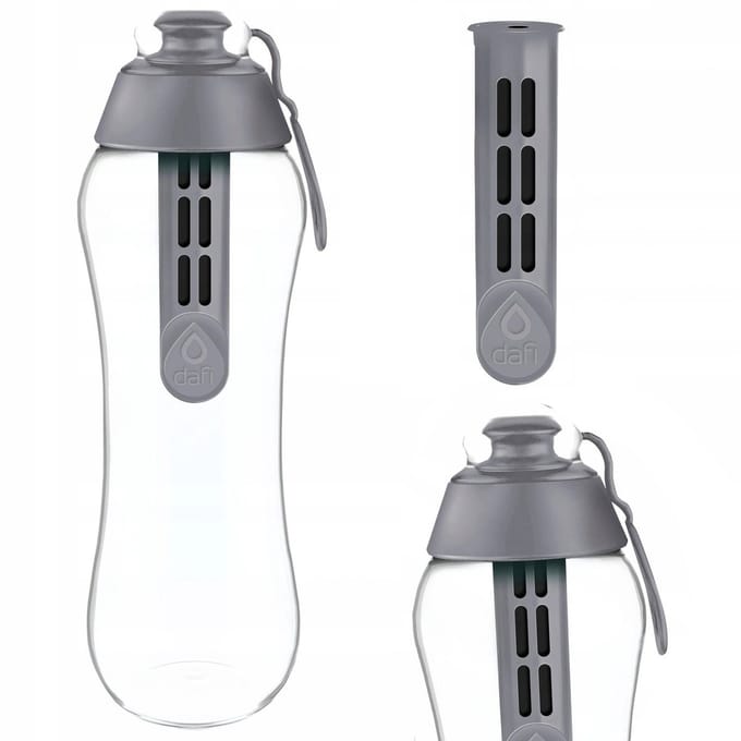 Dafi - Filtrerende Waterfles - 300ml - Grijs - Met Filter