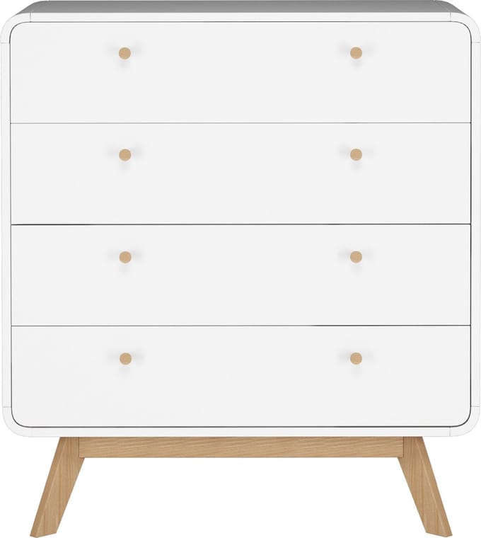 Toscana-Kast hoog Pine Stained/Wax
