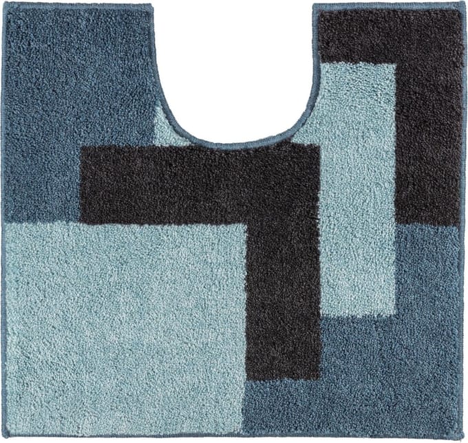 Casilin Graduale WC-mat - 55 x 60 cm - Met uitsparing - Oceaanblauw