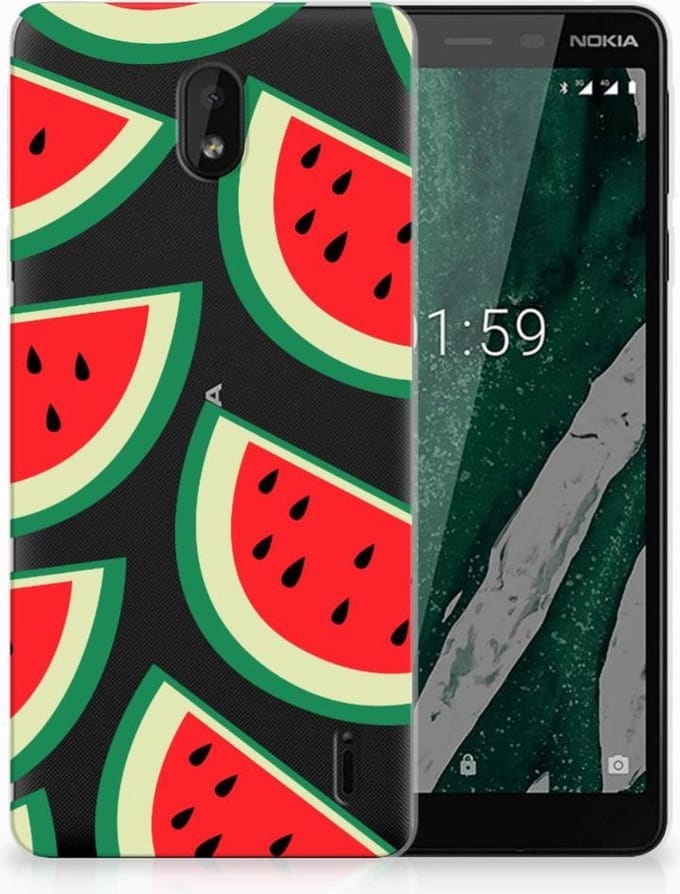 Nokia 1 Plus Siliconen Case Watermelons