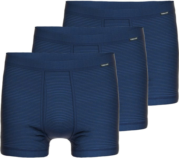 Ammann Heren retro short / pant 3 pack Jeans Feinripp