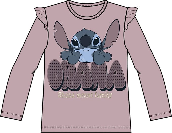 NAME IT - NMFOLGA STITCH LS TOP WDI - Meisjes - Lange mouwen shirts